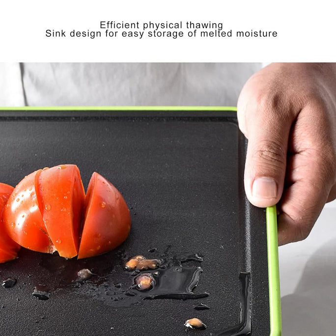 4-in-1 Multifunctional Cutting Board: Defrost, Cut, Grate, and Sharpen!