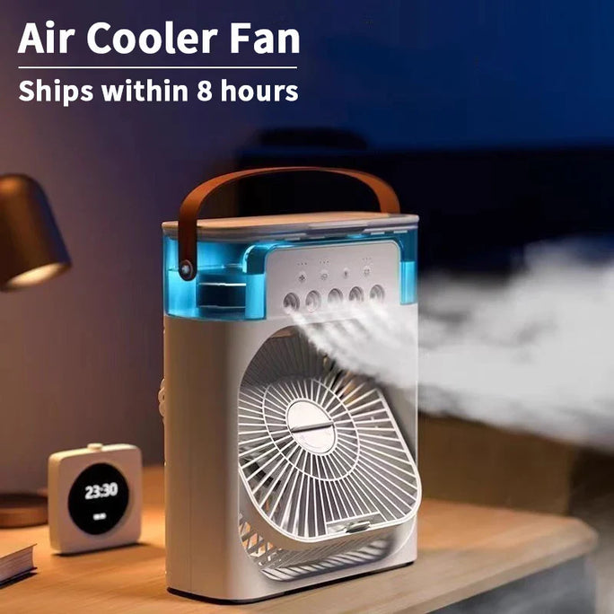 3-in-1 Portable Air Cooler, Humidifier & LED Night Light