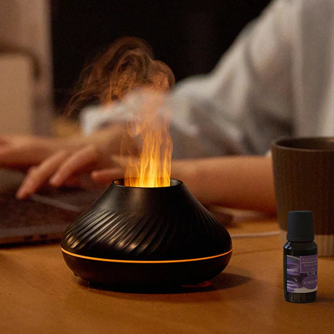 Lanwang Flame Aroma Diffuser – Create a Cozy Ambiance