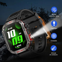 Men’s Waterproof Smartwatch with Bluetooth Calls & Fitness Tracking